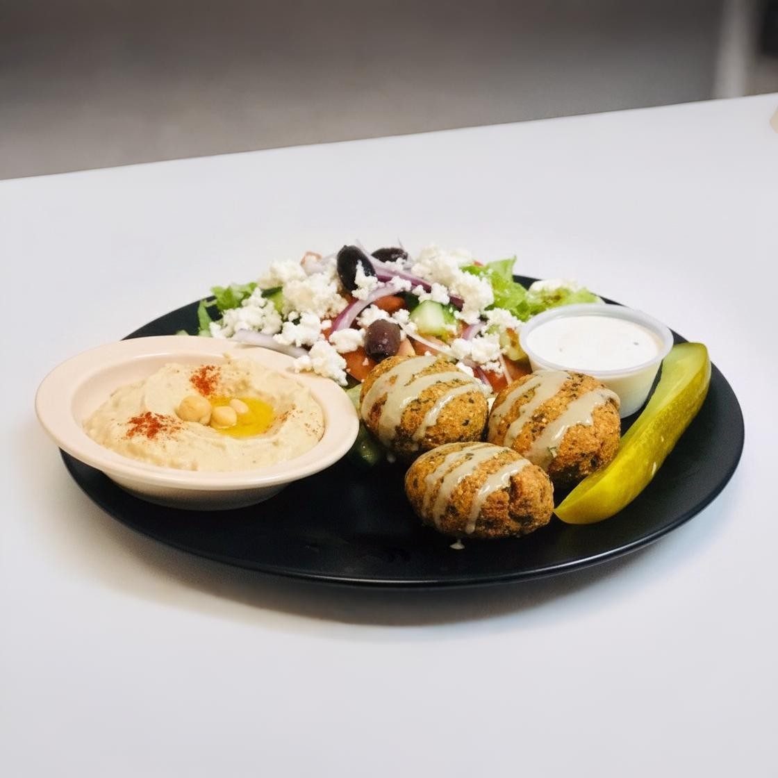 Falafel Platter.