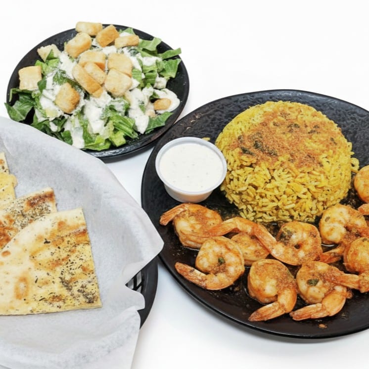 Grilled Shrimp Platter.