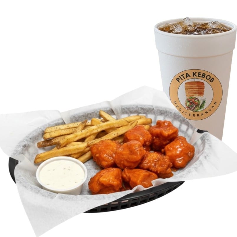 Boneless Wings Lunch Combo.