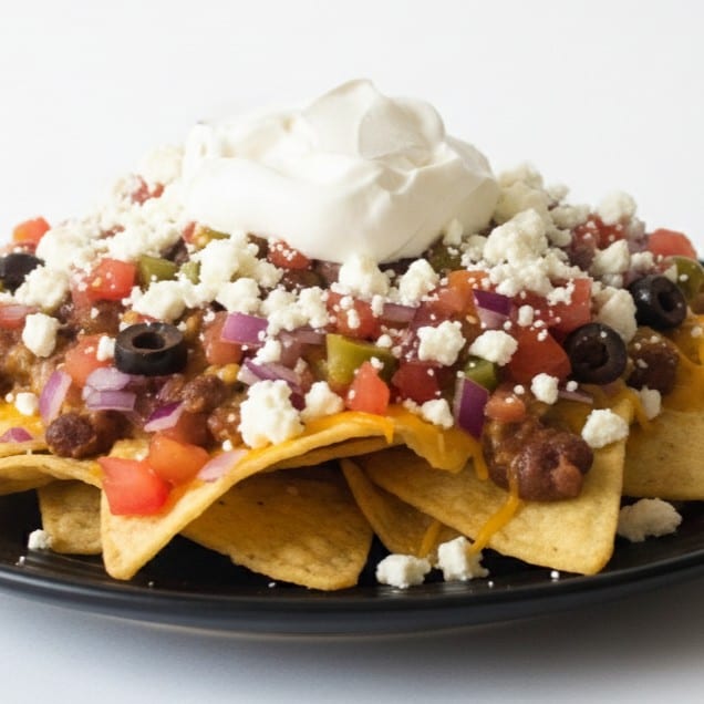 Mediterranean Nachos.