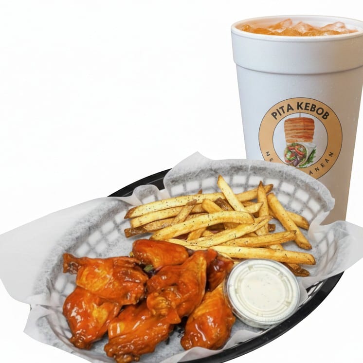 Wings Lunch Combo.