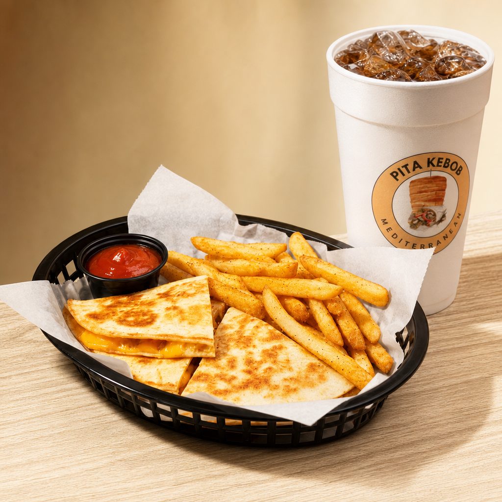 Grilled Cheese Pita Kids.