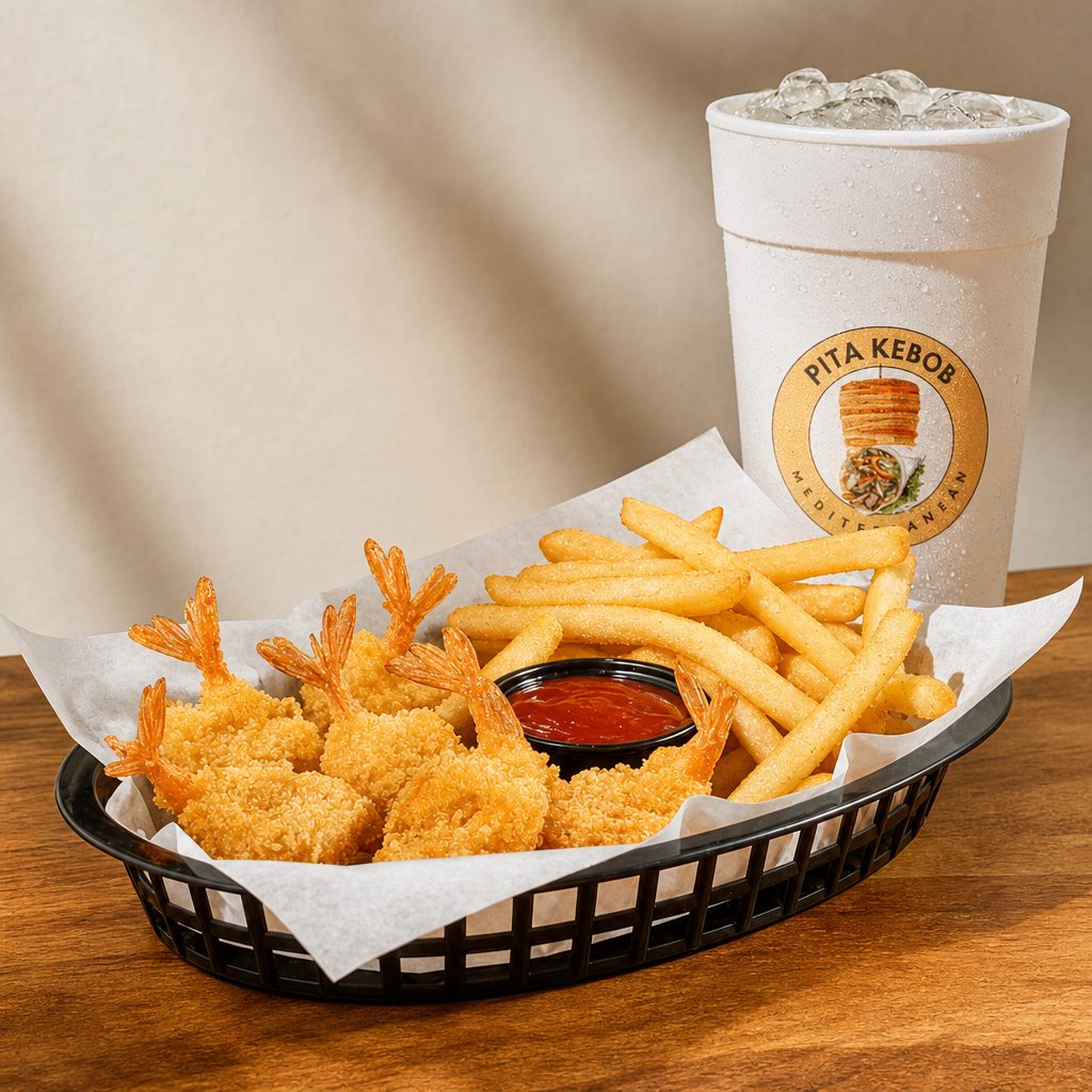 Crispy Shrimp Dinner Combo.