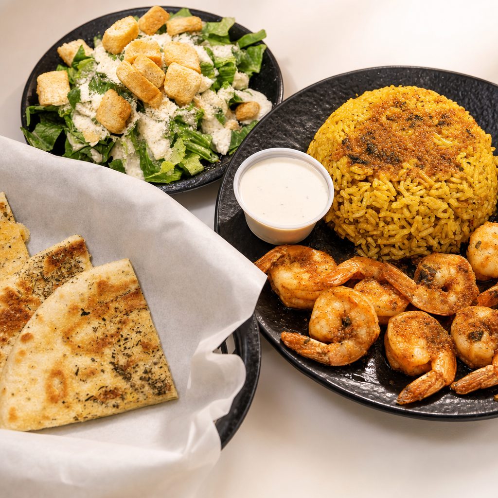 Grilled Shrimp Platter.