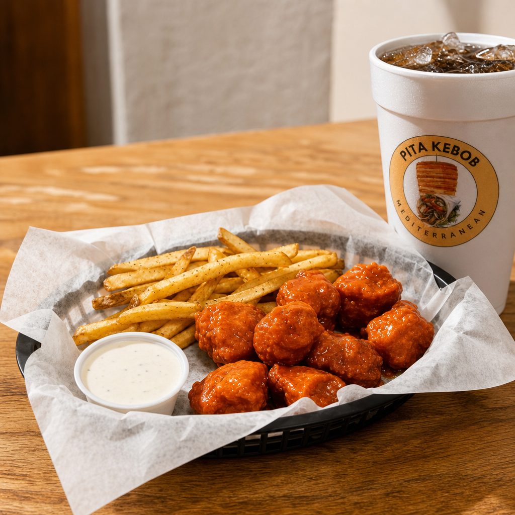 Boneless Wings Dinner Combo.