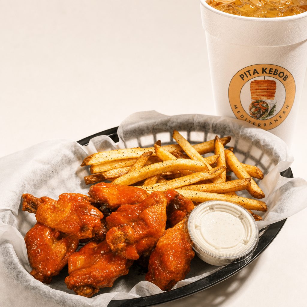 Wings Lunch Combo.
