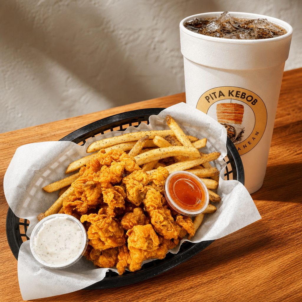 Chicken Gizzards Lunch Combo.