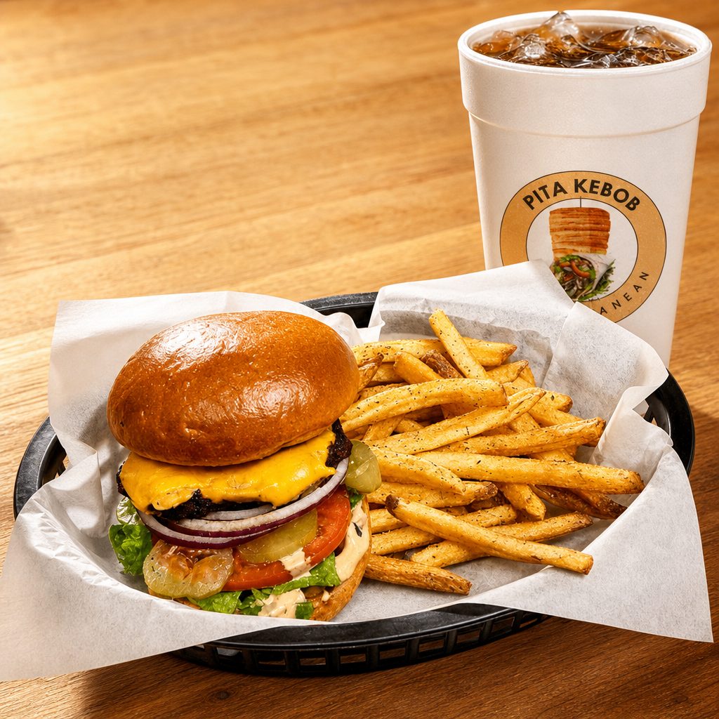 Cheeseburger Dinner Combo.
